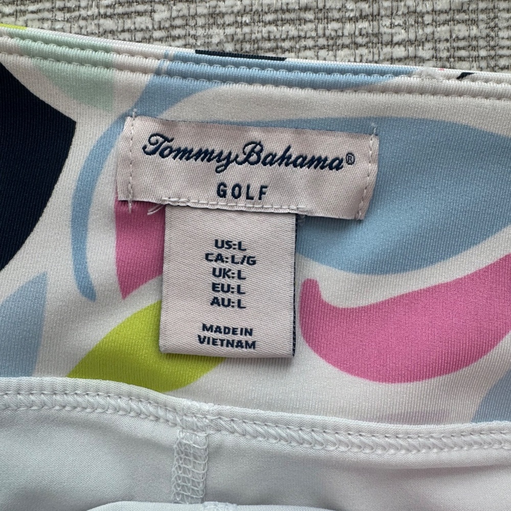 TOMMY BAHAMA Women’s Golf Skort Skirt Tropical Multicolor Floral Print Size L - Picture 7 of 13
